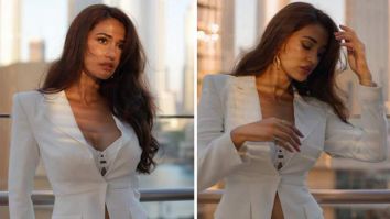 Disha Patani looks too hot to handle in white skirt suit