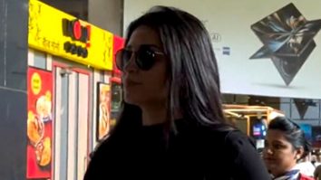 Full on gangsta vibes!!! Shruti Haasan at the airport