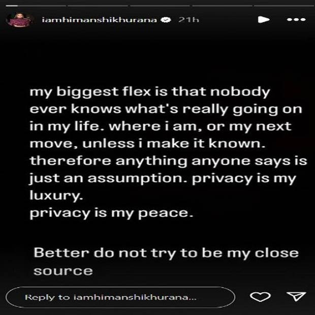 Himanshi Khurana HITS BACK at reports of “ugly” breakup with Asim Riaz: “Letting someone create a false narrative…”