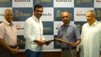 Hombale Films teams up with RV University to launch the School of Film, Media and Creative Arts