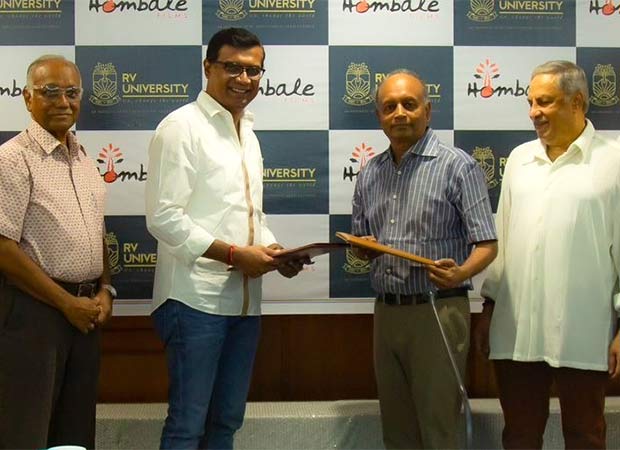 Hombale Films teams up with RV University to launch the School of Film, Media and Creative Arts : Bollywood News