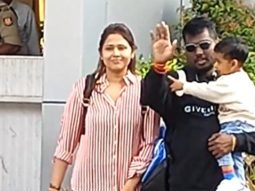 ‘Jawan’ director Atlee poses with his adorable family at the airport