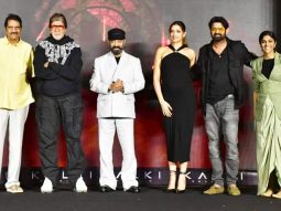 Kalki 2898 AD Mumbai event: Deepika Padukone jokes “We should be CELEBRATING that Prabhas said more than two sentences”; Prabhas calls Amitabh Bachchan the first PAN-INDIA star