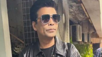 Karan Johar rocks a black leather jacket at ‘Bad Newz’ Trailer launch