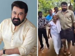 Mohanlal wins hearts with this cute conversation he has with an old lady on the sets of L360