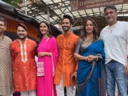 Nikita Dutta seeks blessings at Siddhivinayak Temple in her bright pink outfit