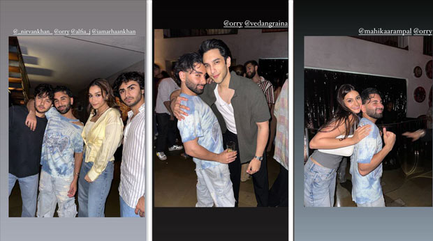 Orry shares inside photos with Arjun Kapoor, Ananya Panday, Aryan Khan, and others from Tania Shroff’s party