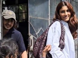 Paps capture Arhaan Khan as he gets clicked with Alizeh Agnihotri