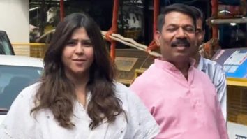 Paps wish Ektaa R Kapoor ‘Happy Birthday’ as she visits Siddhivinayak temple