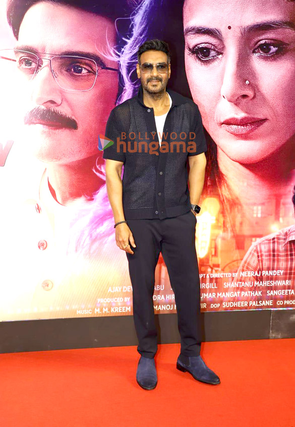 photos ajay devgn saiee manjrekar jimmy sheirgill and shantanu maheshwari snapped at the trailer launch of auron mein kahan dum tha 5