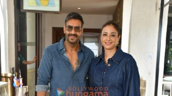 Photos: Ajay Devgn, Tabu and Neeraj Pandey snapped during Auron Mein Kahan Dum Tha promotions