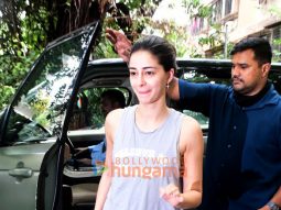 Photos: Ananya Panday spotted outside a gym in Bandra