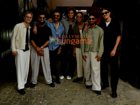 Photos: Anil Kapoor and dance group QuickStyle snapped in Juhu