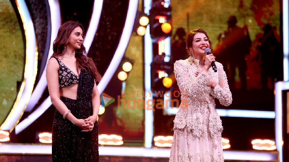 photos kamal haasan kajal aggarwal rakul preet singh and others snapped at audio launch of indian 2 in chennai 2