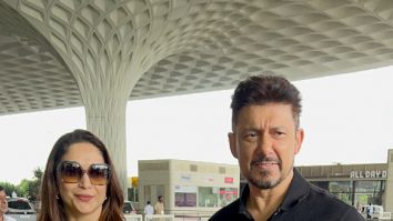 Photos: Madhuri Dixit, Shriram Madhav Nene, Malaika Arora and Aditya Seal snapped at the airport
