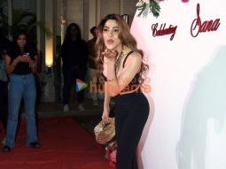 Photos: Nikki Tamboli, Mahi Vij, Nia Sharma and Arjun Bijlani snapped at Sana Maqbool’s birthday bash in Juhu