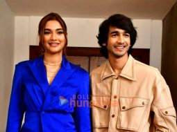 Photos: Saiee Manjrekar, Shantanu Maheshwari, Tabu and Neeraj Pandey snapped during Auron Mein Kahan Dum Tha promotions