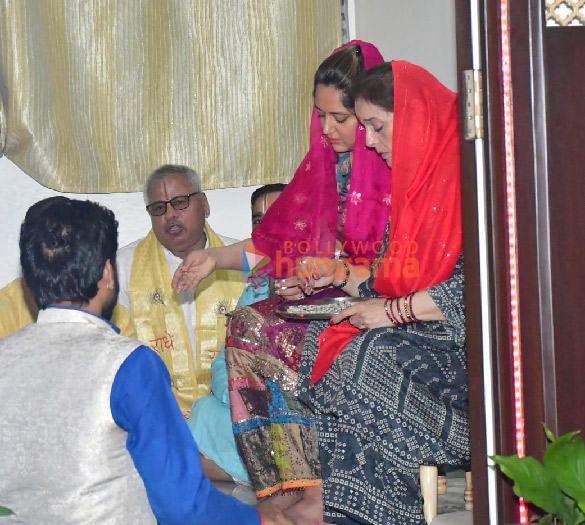 photos sonakshi sinha and poonam sinha snapped at their residence ahead of the wedding 3