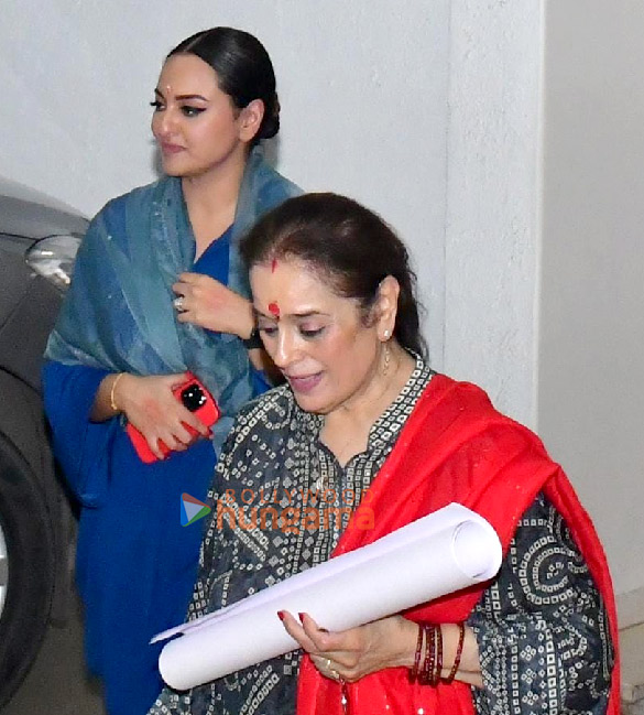 photos sonakshi sinha and poonam sinha snapped at their residence ahead of the wedding 4
