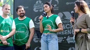 Pooja Hedge leads clean-up drive at Mumbai beach as a part of Garnier Green Beauty Program; says, “I’m inspired by them”