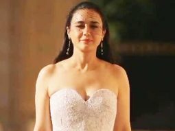 Preity Zinta stuns in this shimmery gown at Paris Couture Week
