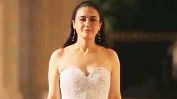 Preity Zinta stuns in this shimmery gown at Paris Couture Week