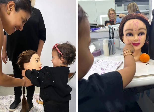 Priyanka Chopra Jonas shares adorable photos of daughter Malti playing with mannequins in the vanity van