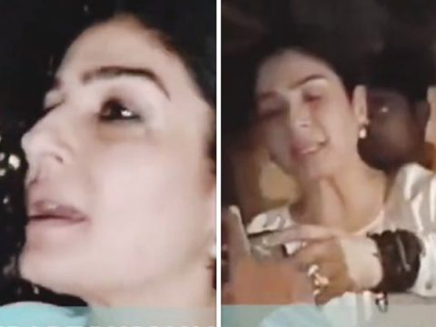 Raveena Tandon urges “please don’t hit me” as road rage erupts in Mumbai following accusations of her driver hitting three women, video goes viral