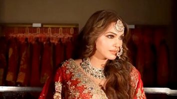 Royal Vibes! Isha Koppikar looks elegant this in flawless red outfit