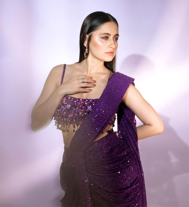 Sanjeeda Shaikh's purple dhoti-draped sequin saree worth Rs. 25,649 is a wedding season must-have Sanjeeda Shaikh's purple dhoti-draped sequin saree worth Rs. 25,649 is a wedding season must-have
