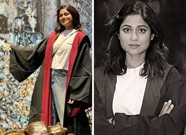 Shamita Shetty visits Warner Studios to explore the world of Harry Potter, wears a cape and wields a wand in new pictures from London