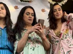 Shraddha Kapoor’s floral suit is a vibe as she poses with Jannat Zubair