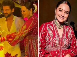 Sonakshi Sinha embraces traditional with modern twist for third wedding look – Anita Dongre zardozi embroidery kurta worth Rs. 2.55 lakh
