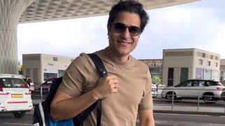 Sunny Hinduja is all smiles as he gets clicked at the airport