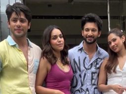 Team ‘Ishq Vishk Rebound’ pose for paps amid movie promotions
