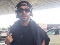 The award for coolest airport look goes to Aparshakti Khurana