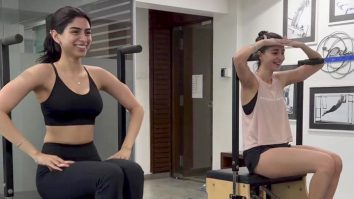 Workout buddies! Ananya Panday & Khushi Kapoor in the gym