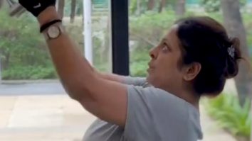 Game on! Shefali Shah sweats out some carbs in the gym