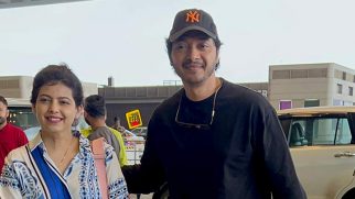 Shreyas Talpade gets clicked with family at the airport