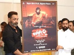 Bobby Deol and CM Eknath Shinde launch poster of Dharmaveer 2