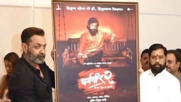 Bobby Deol and CM Eknath Shinde launch poster of Dharmaveer 2