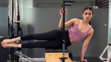 Always a good time for some pilates! Manushi Chhillar