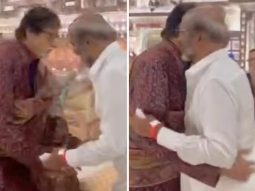Amitabh Bachchan stops Rajinikanth from touching his feet at Anant Ambani-Radhika Merchant’s Shubh Aashirwad ceremony, watch