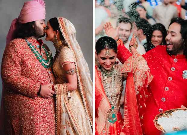 Anant Ambani rocks in exquisite Sabyasachi sherwanis during jaimala and bidaai ceremonies