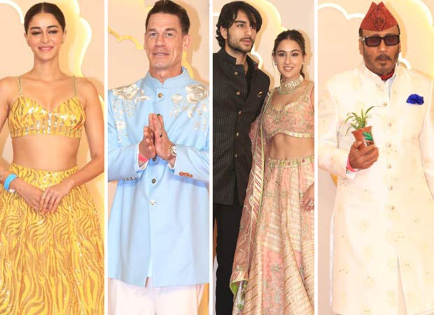 Anant Ambani-Radhika Merchant Wedding Ananya Panday, John Cena, Sara Ali Khan, Jackie Shroff arrive in style