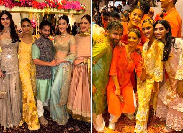 Ananya Panday shares pictures of her enjoying Anant Ambani’s haldi with BFF Shanaya Kapoor, Khushi Kapoor, and others