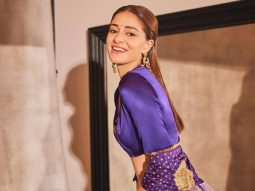 Ananya Panday’s head-turning purple lehenga at Ambani-Merchant wedding function