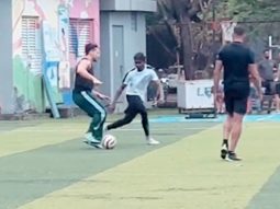 And that’s a goal! Tiger Shroff shows off his smooth skills