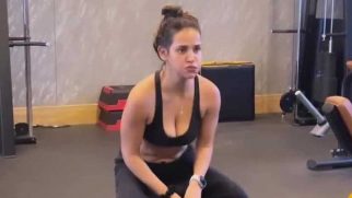 Better than anyone else! Aisha Sharma hits the gym