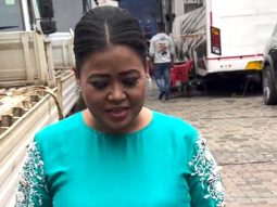 Bharti Singh gets clicked by paps in a beautiful turquoise blue outfit